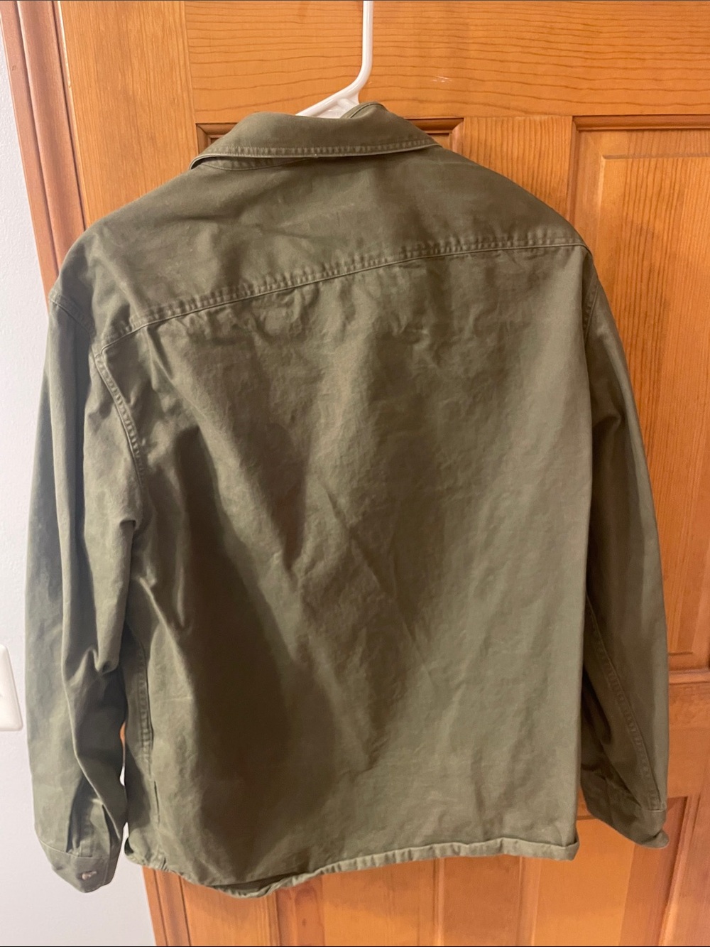 Banana Republic Men's Olive Field Shirt-Jacket - Picture 3 of 3